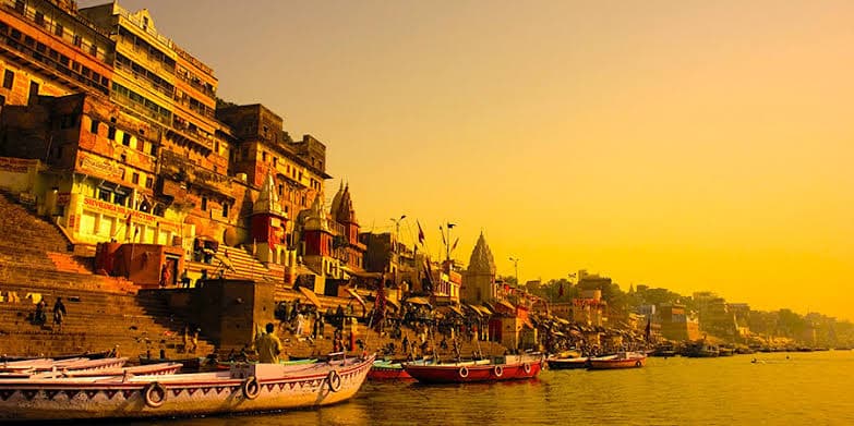 Golden Twilight at Ganga Ghats